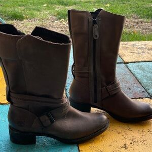 Timberland Dark Brown Women's Combat Boots